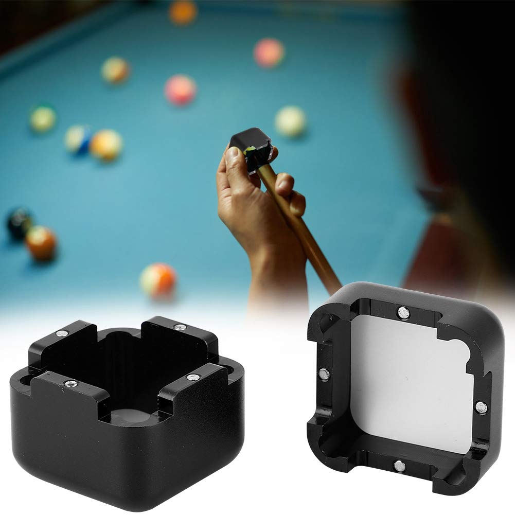 Portable Aluminum Magnetic Pool Chalk Holder - Mini Billiard Cue Chalk for Snooker & Pool Accessories | Perfect for Home Game Rooms, Bars, and Professional Tournaments