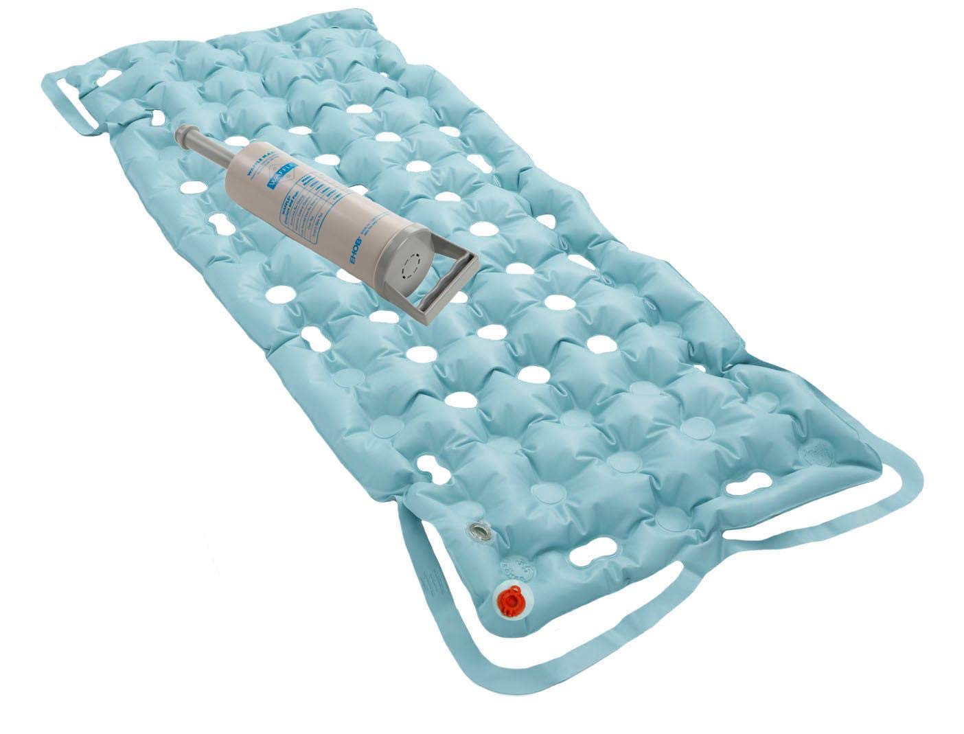 EHOB Waffle® Extended Care Plus Mattress Overlay with M.A.D. Pump - Pressure Relief for Hospital Beds & Home Care - Ideal for Pressure Ulcer Prevention & Patient Comfort