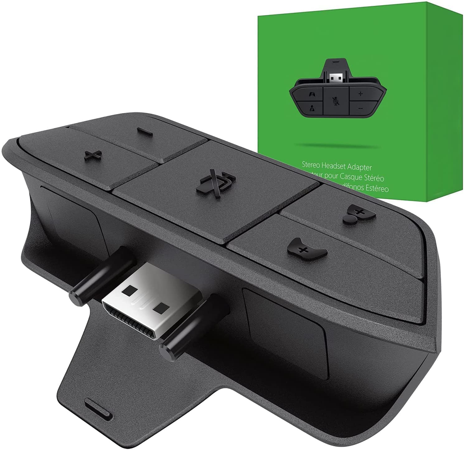 Xbox Headset Adapter for Xbox One, One S, One X, Elite 1, Elite 2, Series S & Series X Controllers - Stereo Game Audio & Voice Chat Adapter - Perfect for Gaming, Streaming & Online Multiplayer Sessions