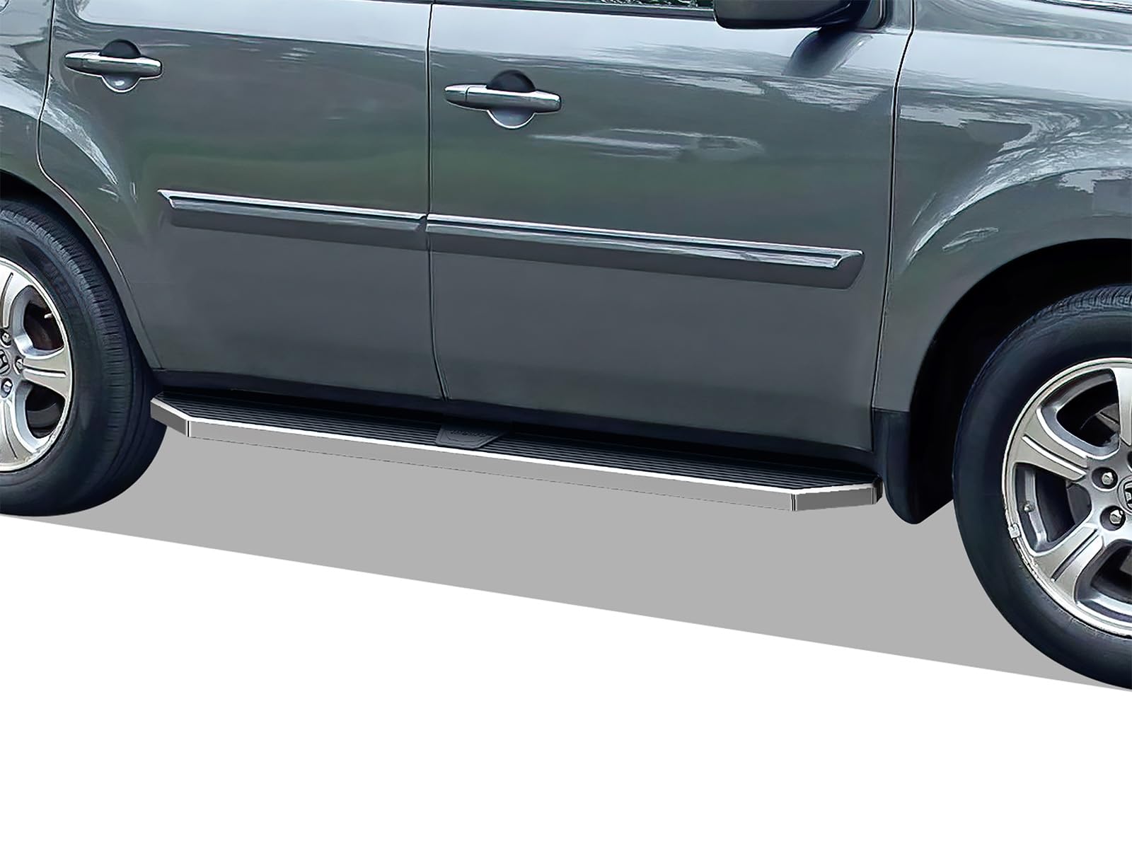 Stainless Steel Running Boards for 2009-2015 Honda Pilot & 2009-2013 Acura MDX - 6