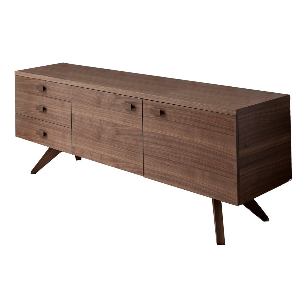 Matthew Hilton Cross Sideboard Case - Modern Wooden Storage Cabinet for Living Room, Bedroom & Office | Stylish Furniture Organizer for Home Decor
