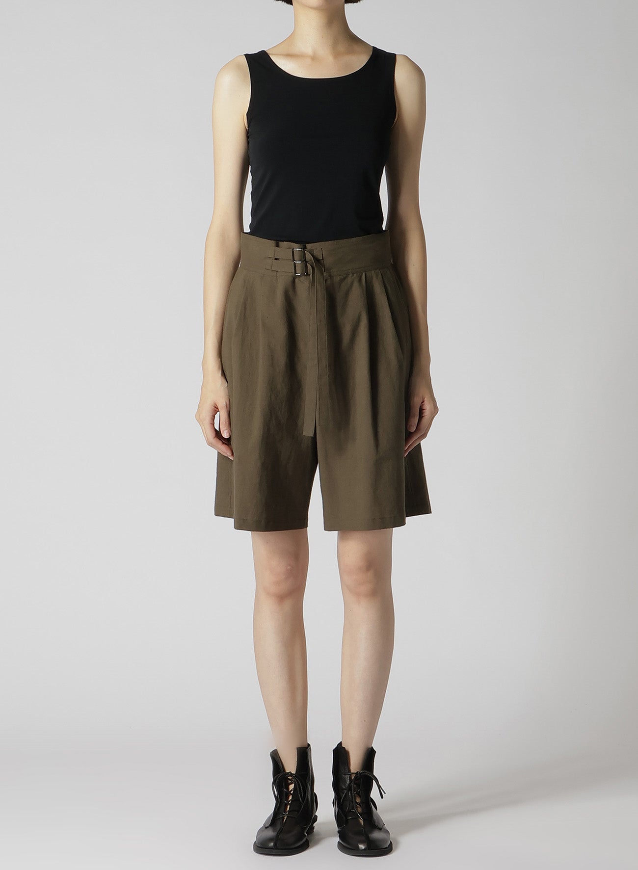Premium Cotton Flax Poplin Gurkha Shorts for Men - Breathable & Stylish Summer Casual Wear for Outdoor Activities and Travel