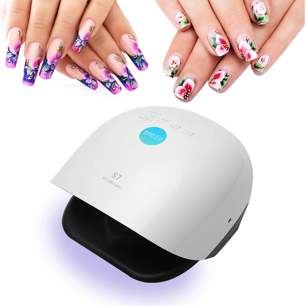 Double Power UV LED Nail Dryer - Intelligent Timer for Gel Polish Curing, Professional Manicure Machine by Rotekt | Perfect for Home & Salon Nail Art, Gel Polish Drying, and DIY Manicures