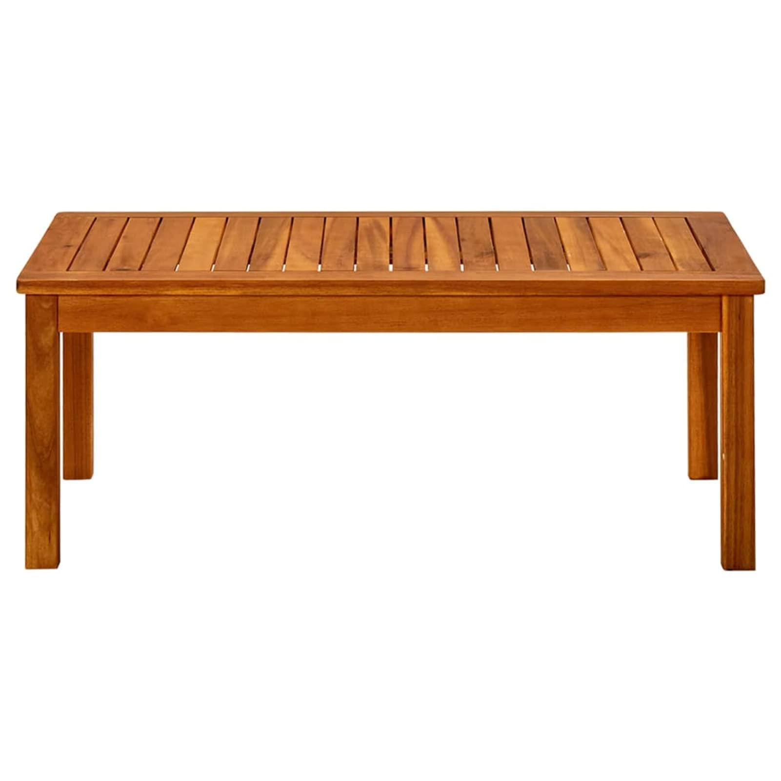 Premium Acacia Wood Outdoor Coffee Table - 35.4