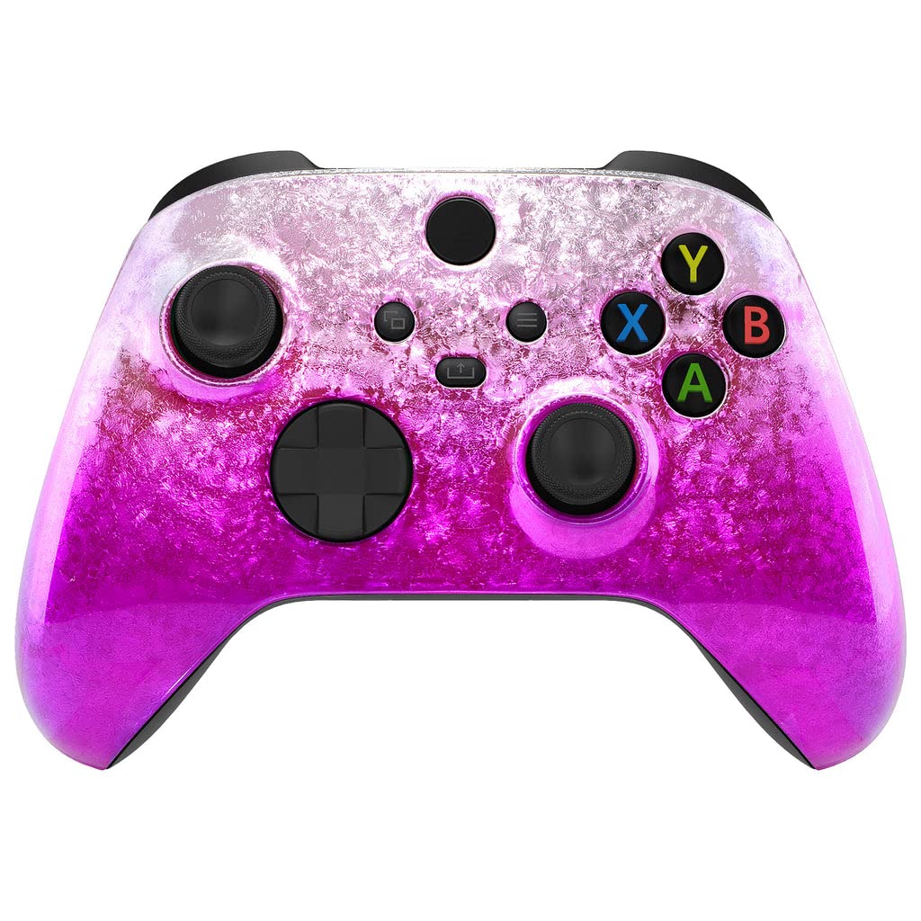Custom Wireless Xbox Controller for Xbox Series X/S & Xbox One - Soft Touch Grip - Icy Pink Design - Perfect for Gaming, Streaming & Competitive Play