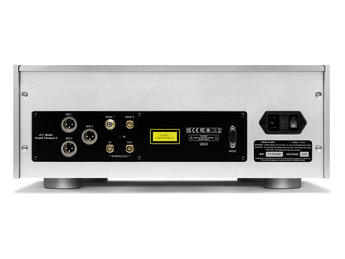 dCS Vivaldi II CD/SACD Upsampling Transport - High-End Audiophile CD Player for Home Theater & Music Studio Use