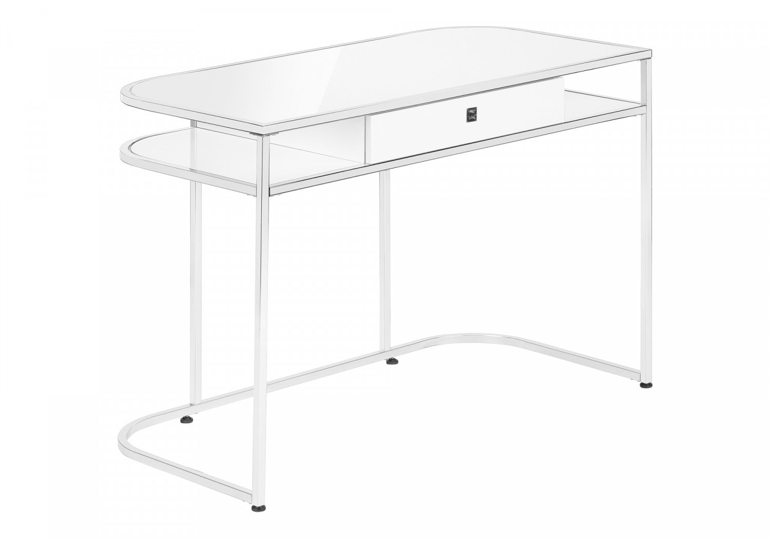 Davro White Modern Office Desk - Stylish & Durable Workspace Solution for Home & Business