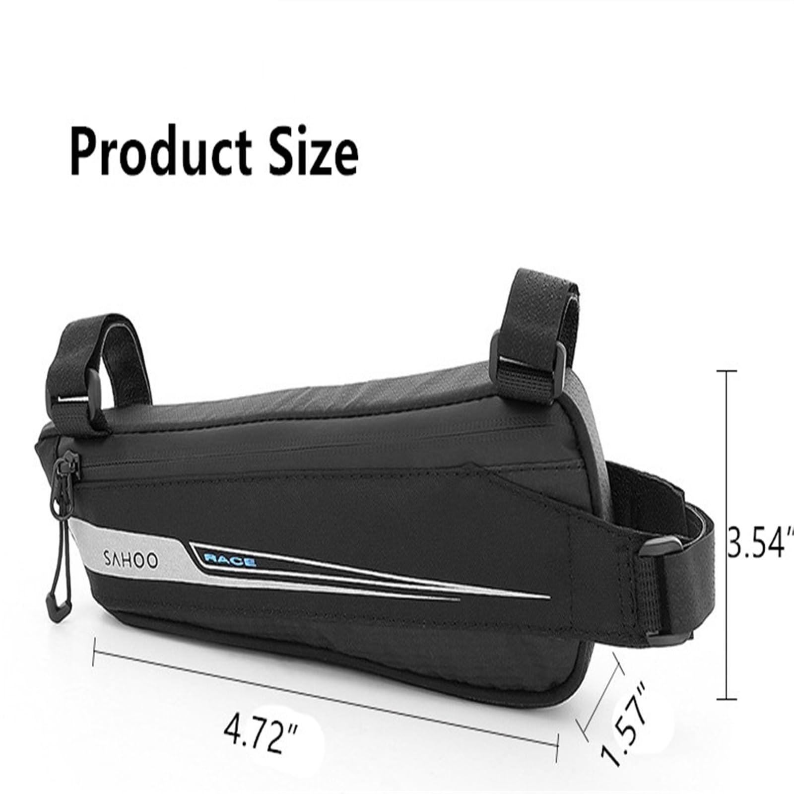 MTB Road Bike Triangle Storage Bag - Waterproof Bicycle Frame Pouch for Cycling Accessories | Perfect for Commuting, Mountain Biking & Long-Distance Rides