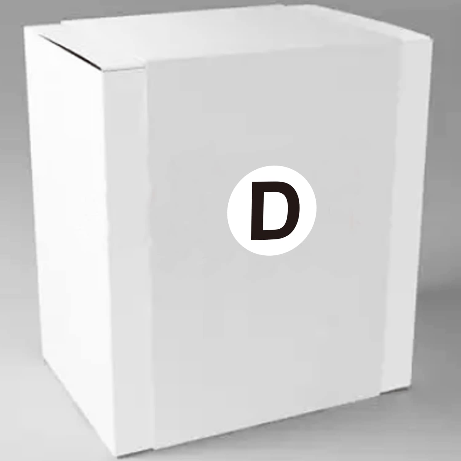 D Letter Inventory Labels - 1 Inch Round Circle Dots Stickers, 500 Adhesive Capital Letter D Labels for Organizing, Storage & Office Supplies