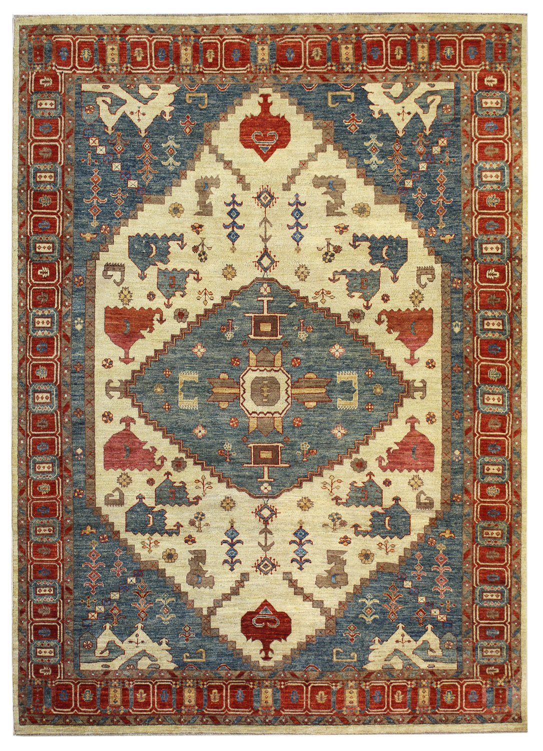 Bakshaish Handwoven Closeout Rug J59644 - Premium Persian Wool Carpet for Living Room, Bedroom & Dining Area