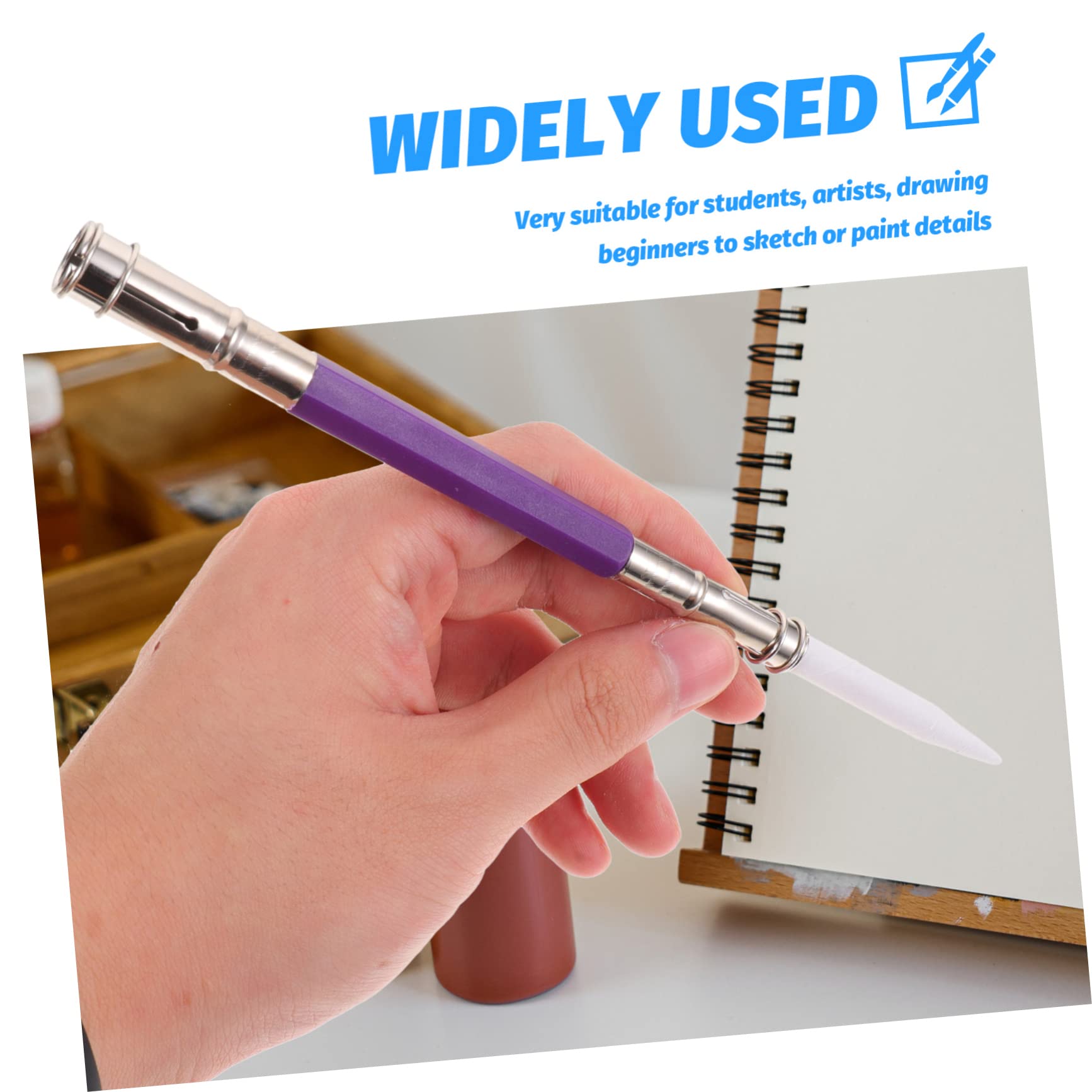 COHEALI 4-Piece Professional Drawing Pencil Extender Set - Graphite Pencil Extenders, Kneaded Eraser & Sketching Paper for Artists - Perfect for Sketching, Shading & Detailed Artwork