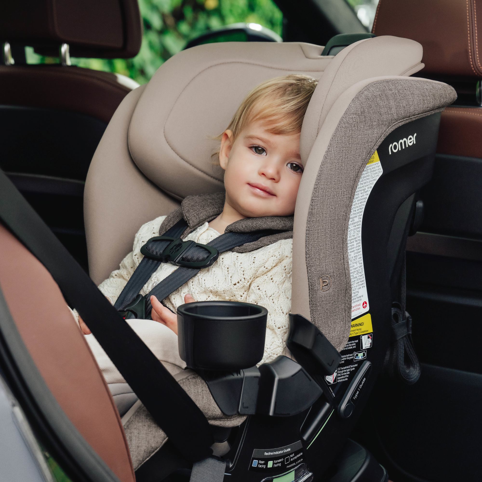 Romer Veni Convertible Car Seat for Babies & Toddlers - 3-in-1 Rear Facing, Forward Facing & Booster - Safe & Comfortable for Travel, School & Family Road Trips