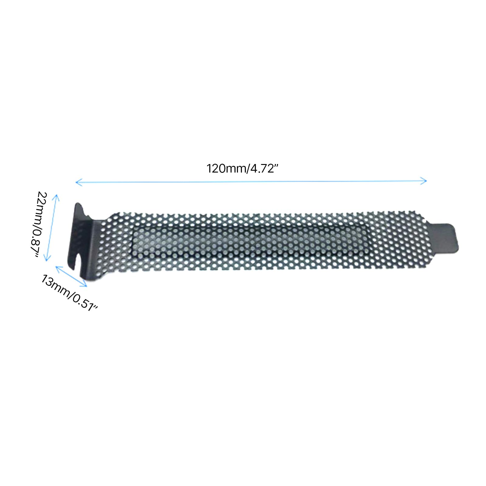 5 Pack Black Computer Dust Strips with Screws - PCI Slot Covers for PC Case & Graphics Card Dust Protection - Ideal for Gaming Rigs, Workstations & Home Office Computers