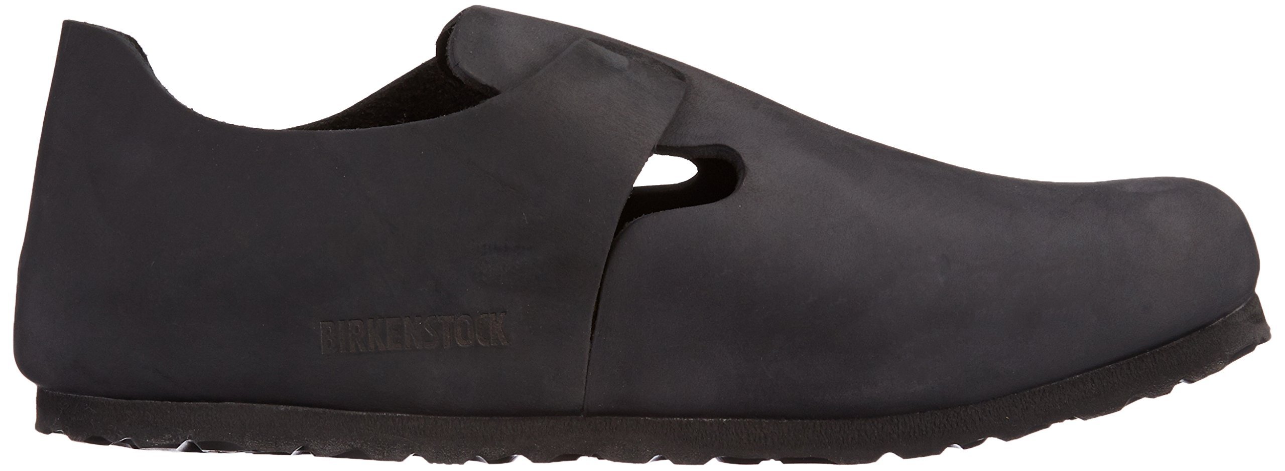 Birkenstock Original London Oiled Leather Sandals - Black (Size 41 EU / 8 M US) - Comfortable & Durable Footwear for Walking, Travel & Everyday Wear
