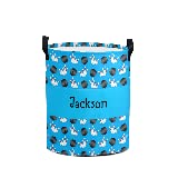 Custom Bowling Balls | Waterproof Collapsible Laundry Bag for Clothes & Toys | Foldable Dirty Clothes Storage Basket for Bedroom, Living Room & Travel