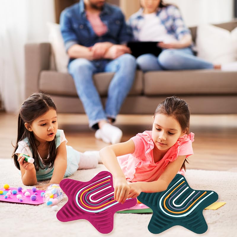 Sensory Activity Board for Kids Ages 3-9 - Montessori Fidget Toys for ADHD, Autism & Stress Relief - Quiet Travel Toys for Toddlers & Preschoolers - Educational Busy Board for Airplane & Car Rides (Green)