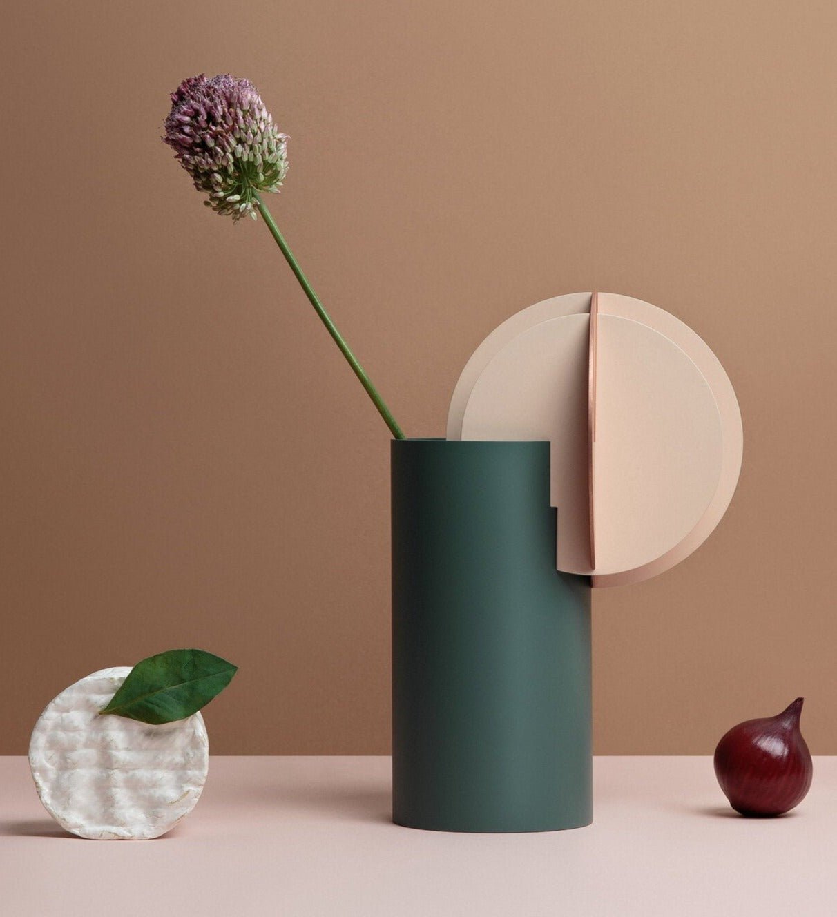 Noom Delaunay Vase CS10 - Modern Ceramic Home Decor for Living Room, Bedroom & Office - Elegant Flower Vase for Centerpieces, Wedding Decor & Interior Design