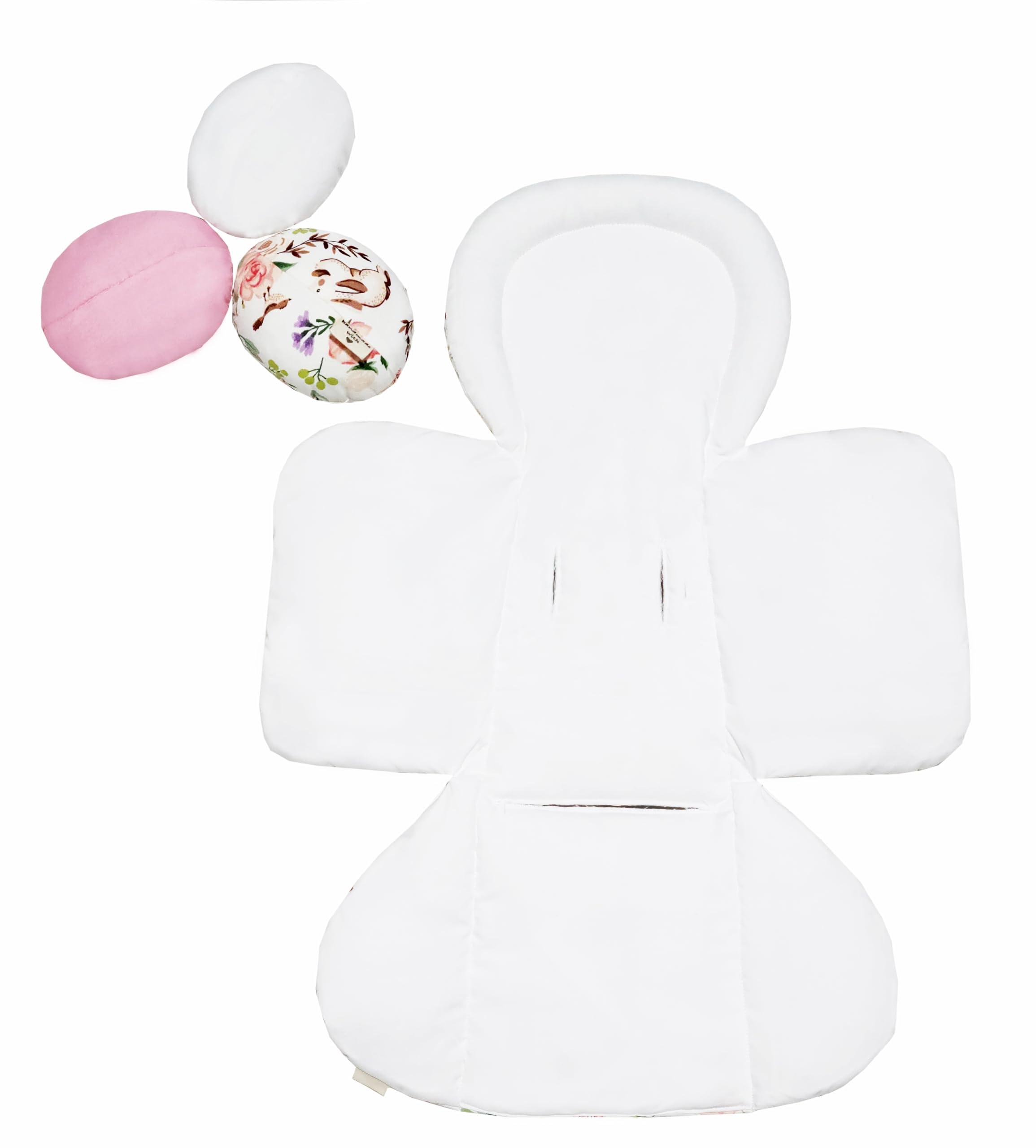**4moms Mamaroo Insert for Newborn - Handmade Replacement Toy Balls & Liner for Mamaroo Swing (Pre-2022 Model, 3-Point Belt System) – Perfect for Soothing & Comforting Babies**