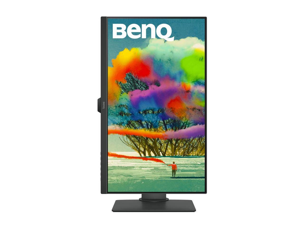BenQ DesignVue PD2705Q 27-inch QHD 2560x1440 IPS Monitor - 2K Resolution, 5ms Response Time, 60Hz Refresh Rate with HDMI/DisplayPort/USB-C, Built-in Speakers & Anti-Glare Screen - Perfect for Graphic Design, Video Editing & Professional Creative Work
