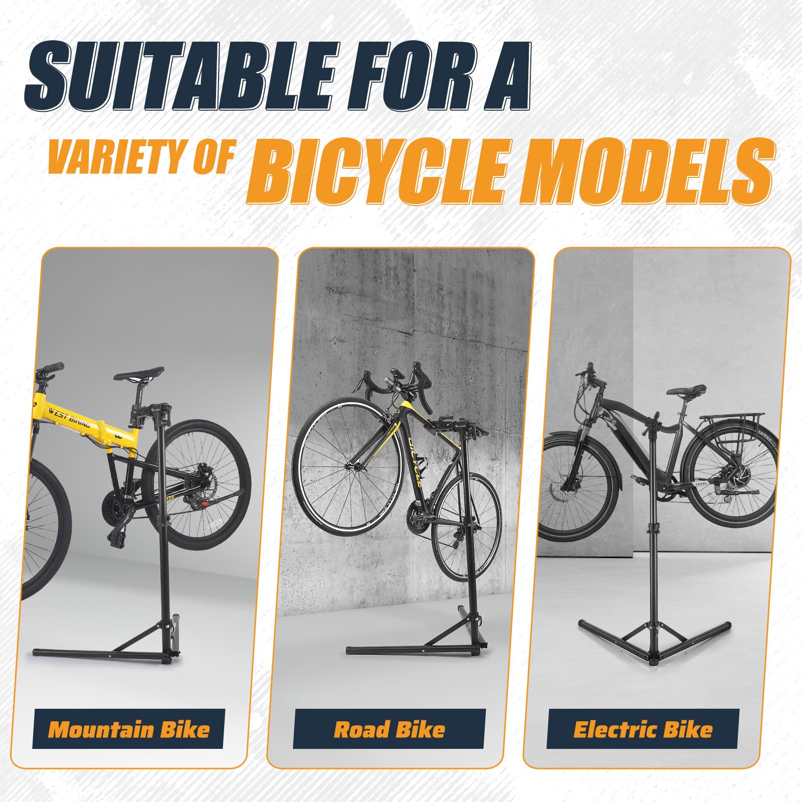 Premium Bike Repair Stand - Adjustable Height, Portable & Sturdy Bicycle Maintenance Stand for Mountain & Road Bikes | Ideal for Home Garage, Outdoor Cycling & Professional Bike Shops