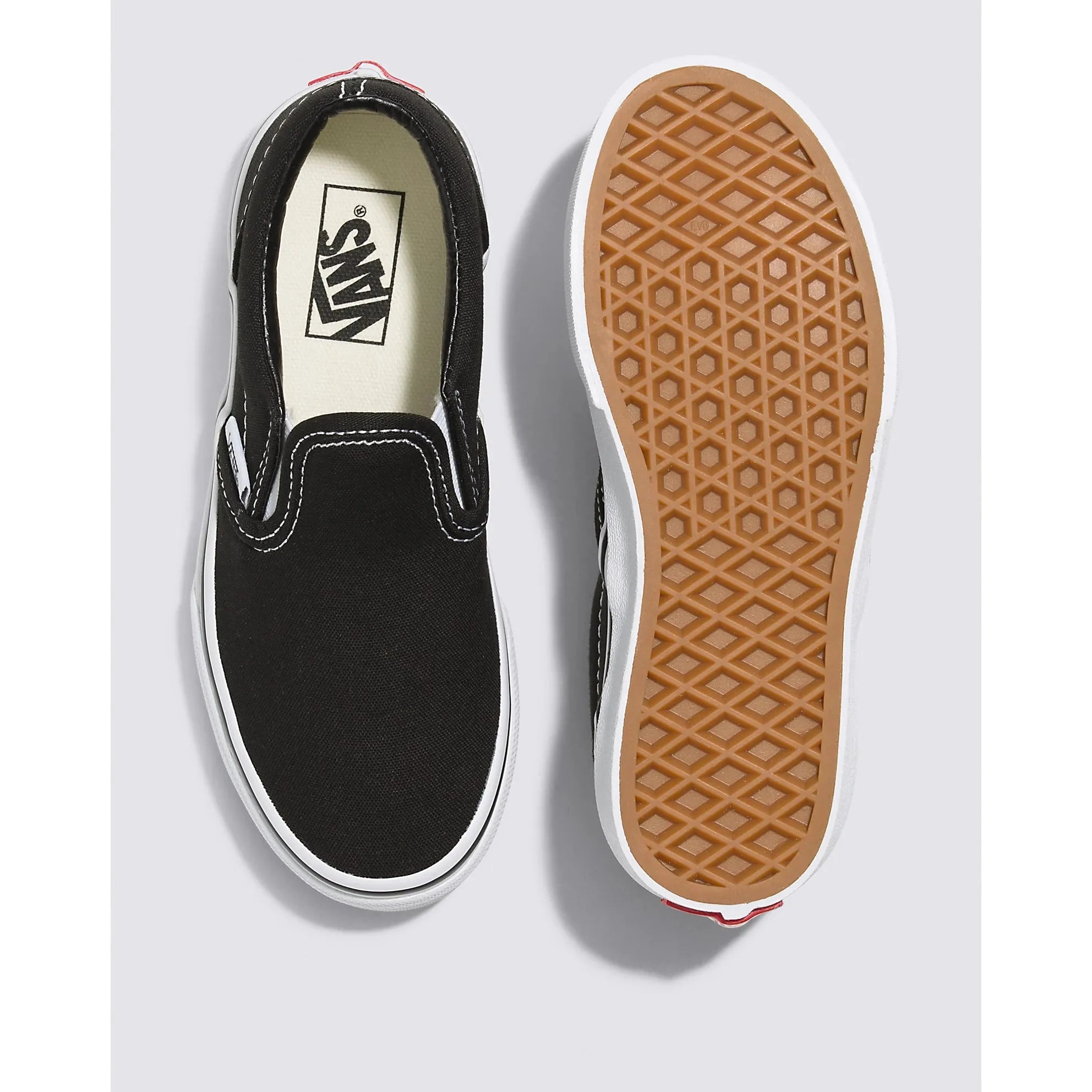 Vans Kids Classic Slip-On Shoes | Comfortable Canvas Sneakers for Boys & Girls | Perfect for School, Play & Everyday Wear