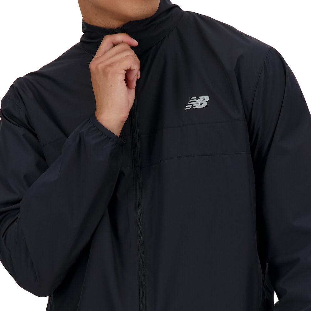 New Balance Men's Sport Essentials Jacket - Lightweight Running & Training Windbreaker for Outdoor Activities, Gym Workouts & Casual Wear