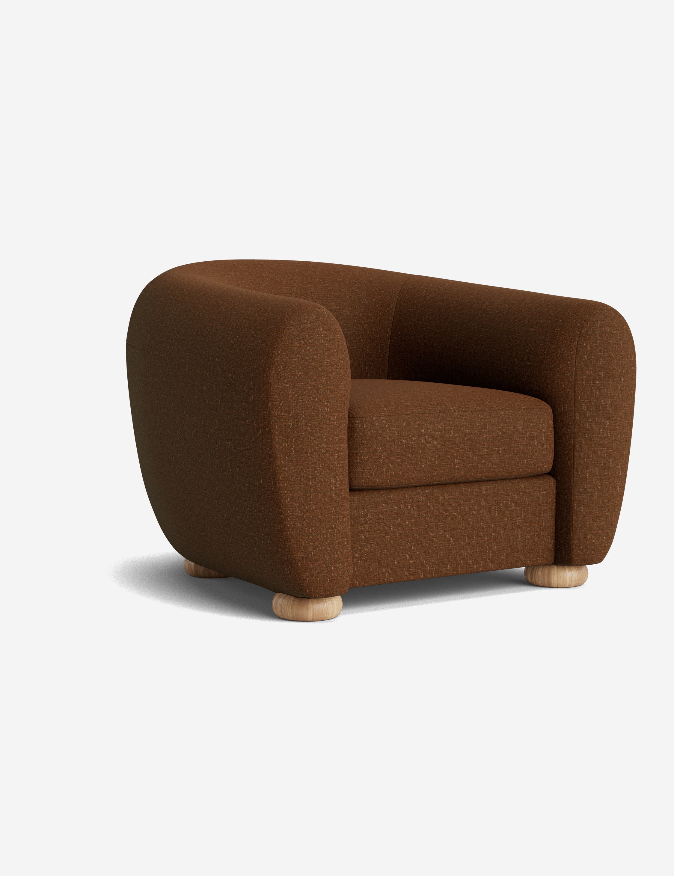 Amaroso Accent Chair - Modern Upholstered Lounge Chair for Living Room, Bedroom & Office - Comfortable Reading Chair with Sturdy Wooden Legs - Perfect for Relaxing, Reading & Decorating Your Home