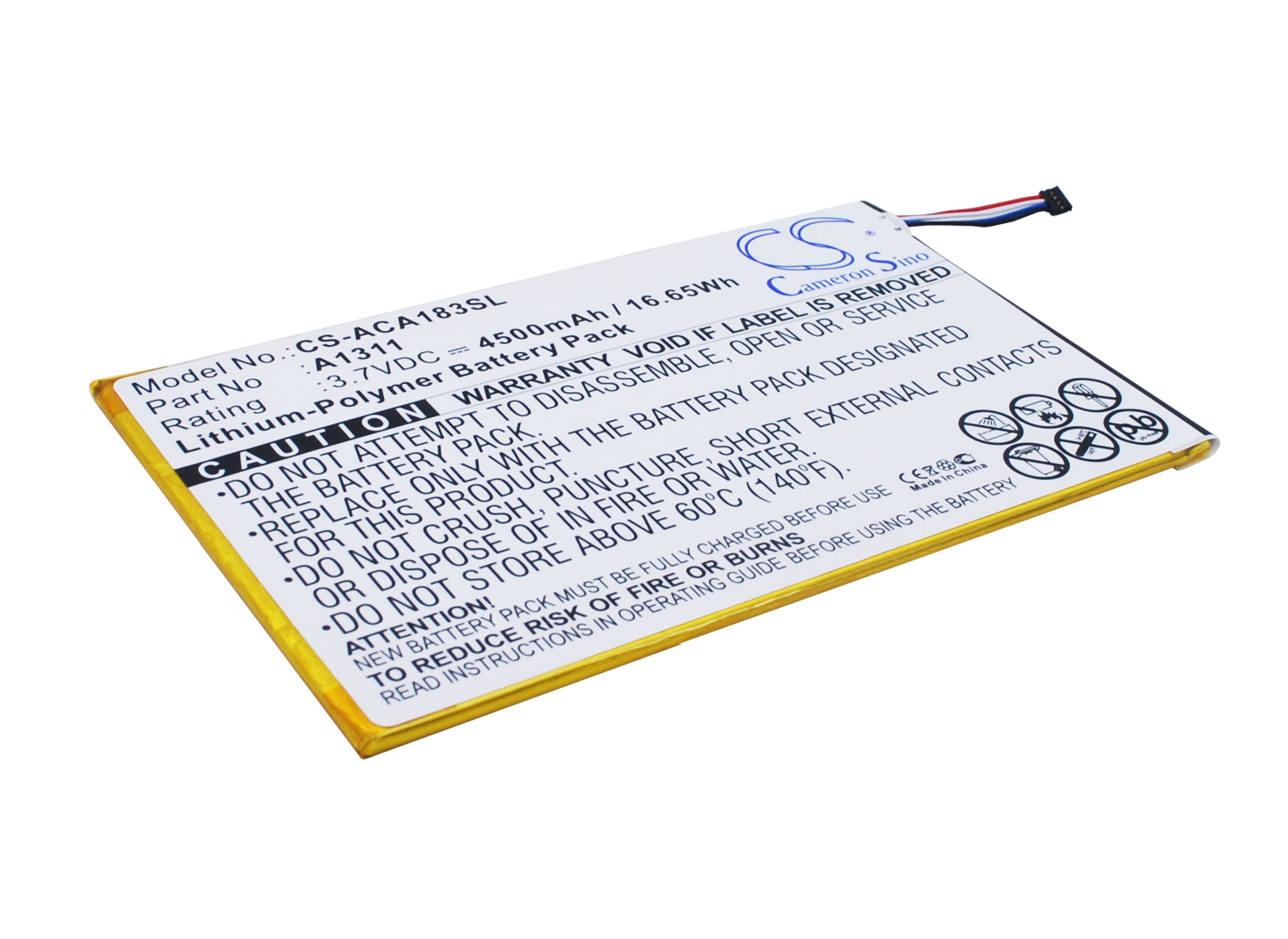 Original Acer A1-830 Iconia Tab 8 Tablet Replacement Battery - Compatible with A1 830 2CSW L16T 25601G01NSW Models - Perfect for Home, Office & Travel Use