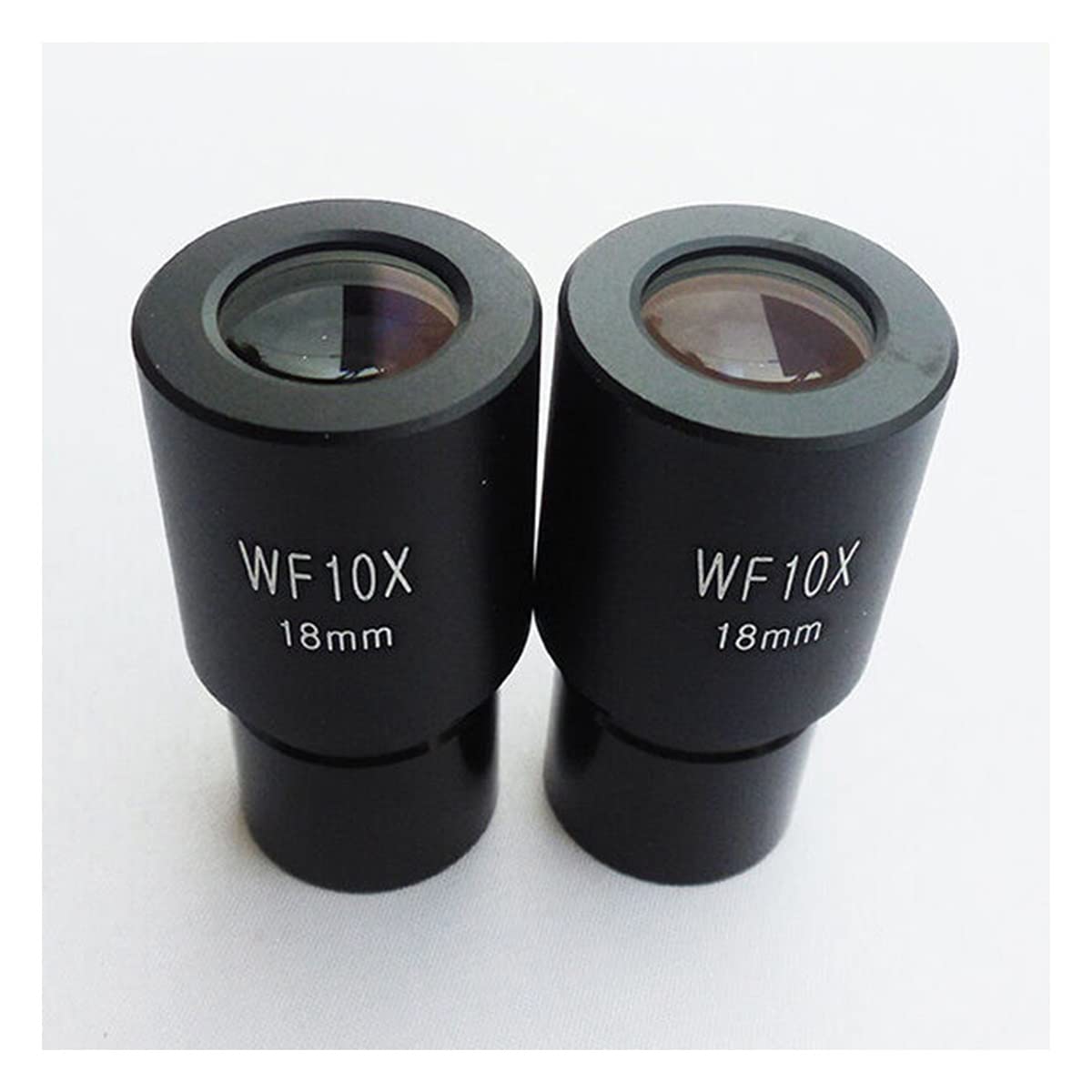 Premium 2PCS Widefield Biological Microscope Accessories Kit with 23.2mm Mounting Size & WF 10x Microscope Slides - Ideal for Lab Research, Classroom Education & Scientific Exploration