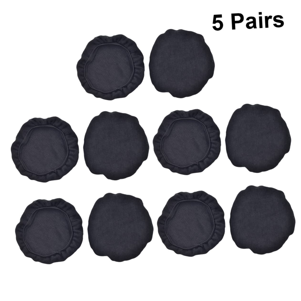 BESTonZON 10pcs Headphone Covers - Soft Earmuff Protectors for Headphones & Headsets | Comfortable & Stylish Replacement Covers for Work, Travel & Gaming