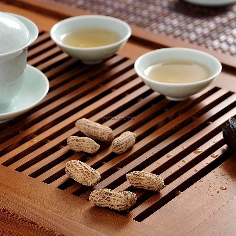 Premium Ceramic Peanut Tea Pet Set of 2 - Adorable Tea Companion for Gongfu Tea Ceremony & Home Decor