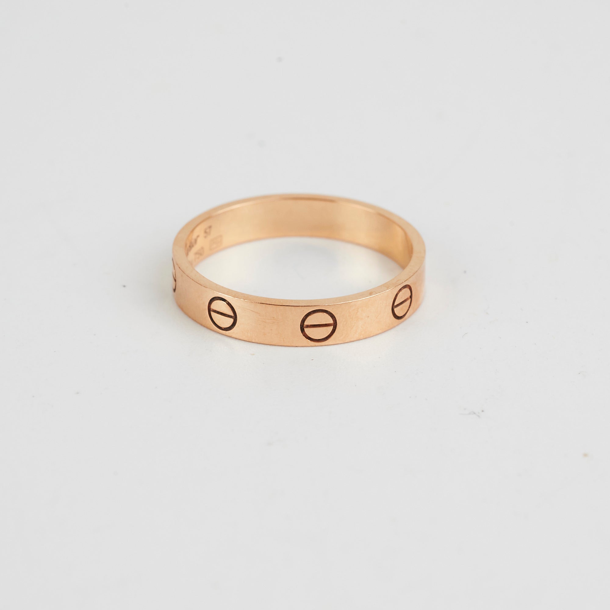 Cartier Love Ring 18K Rose Gold Size 7 - Romantic Jewelry for Anniversaries, Weddings & Special Occasions