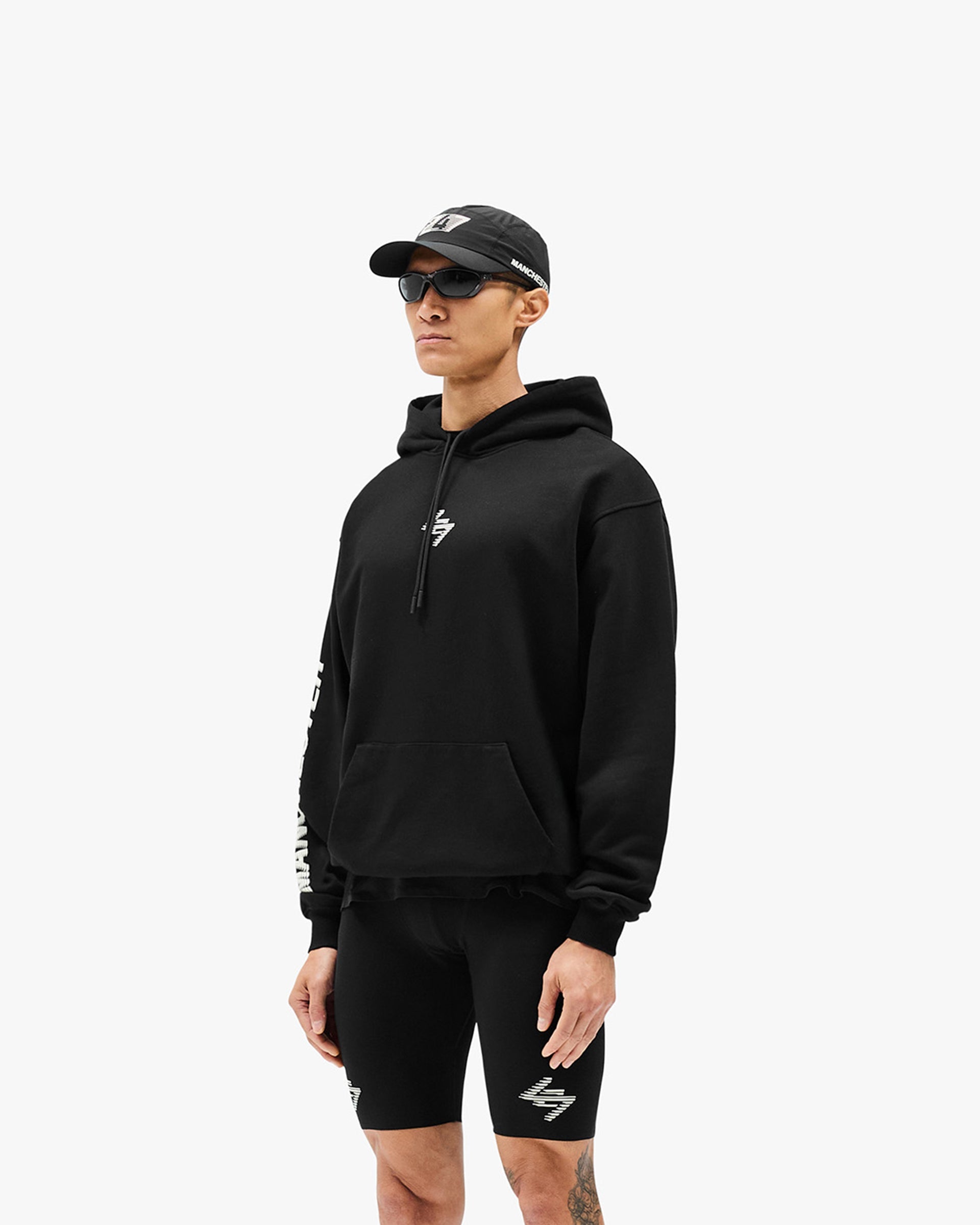 247 Manchester Hoodie for Men & Women - Premium Black Cotton Pullover Sweatshirt - Casual Streetwear, Loungewear, and Gym Wear