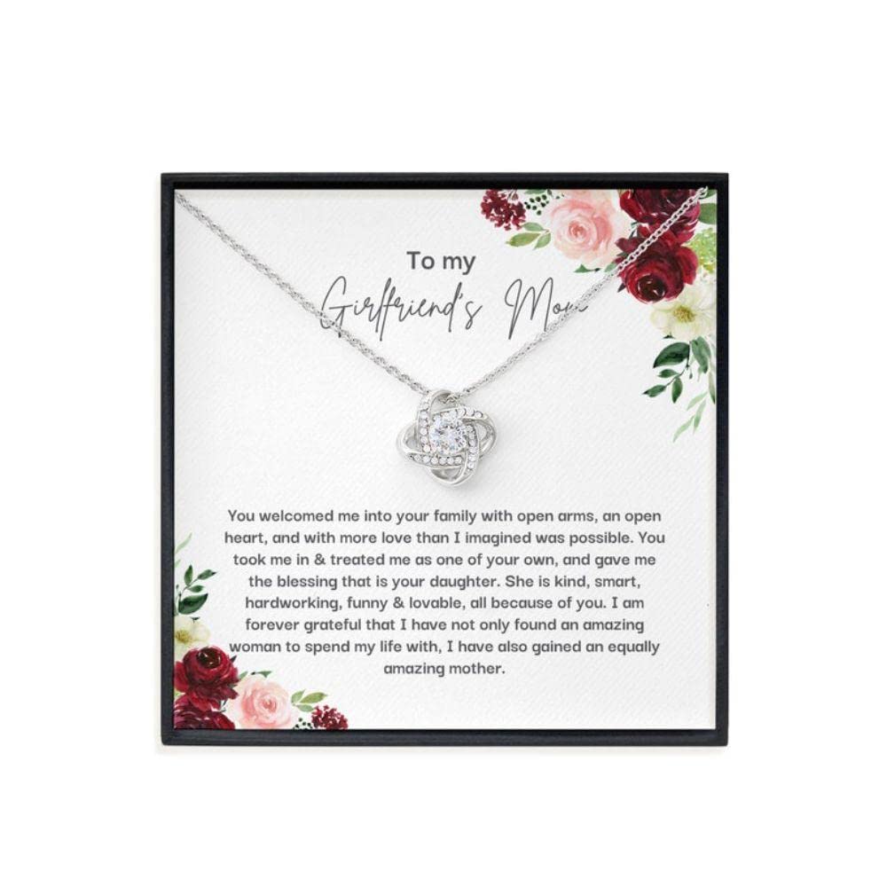 Elegant Mom Necklace - Perfect Gift for Mother's Day, Birthday, or Wedding | Heartfelt Jewelry for Mom, Bride's Mother & Girlfriend's Mom | Comes in Beautiful Gift Box with Card | Ideal for Special Occasions & Everyday Wear