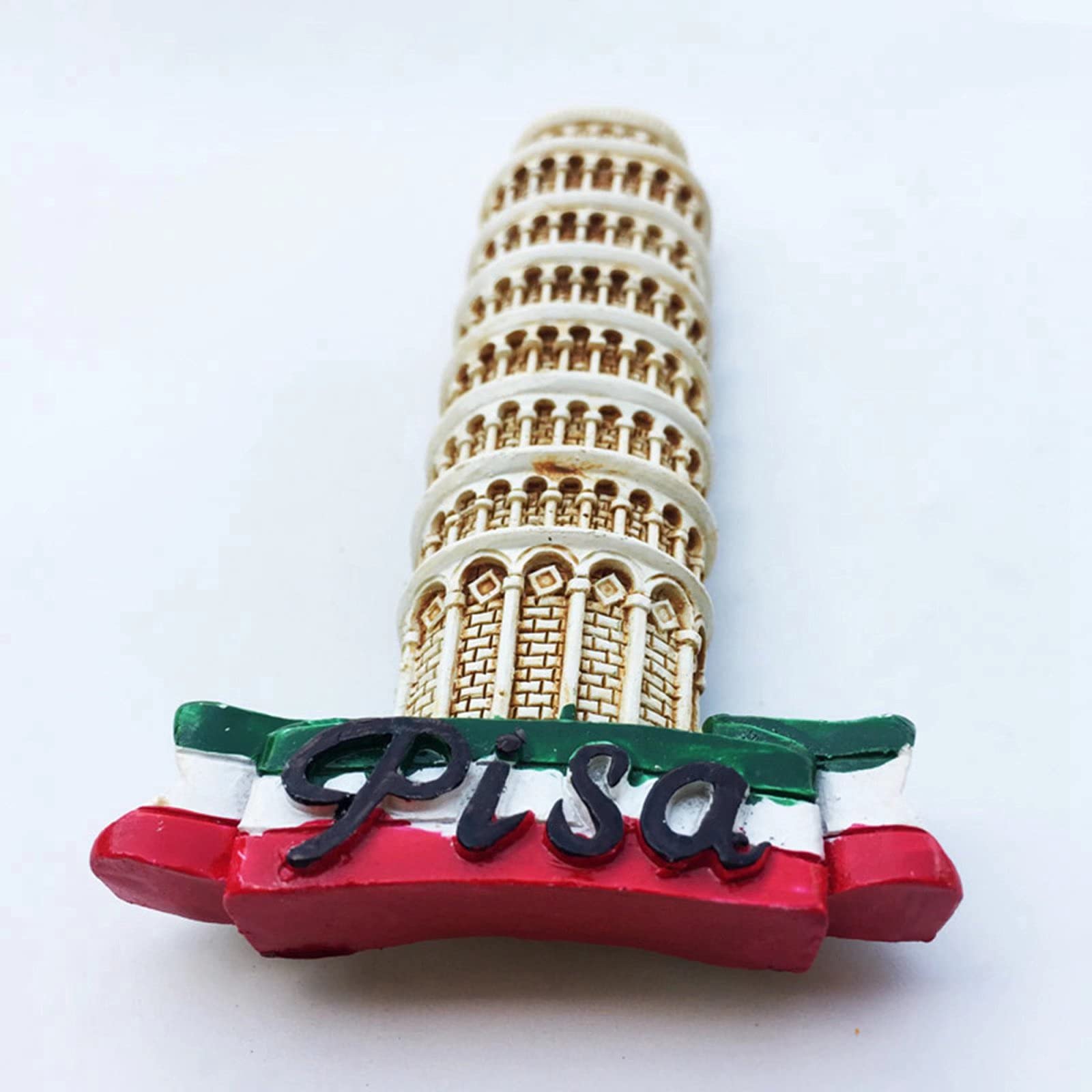 3D Resin Leaning Tower of Pisa Italy Fridge Magnet - Travel Souvenir & Collectible Gift for Refrigerator (Perfect for Travel Lovers, Home Decor & Unique Gift Ideas)