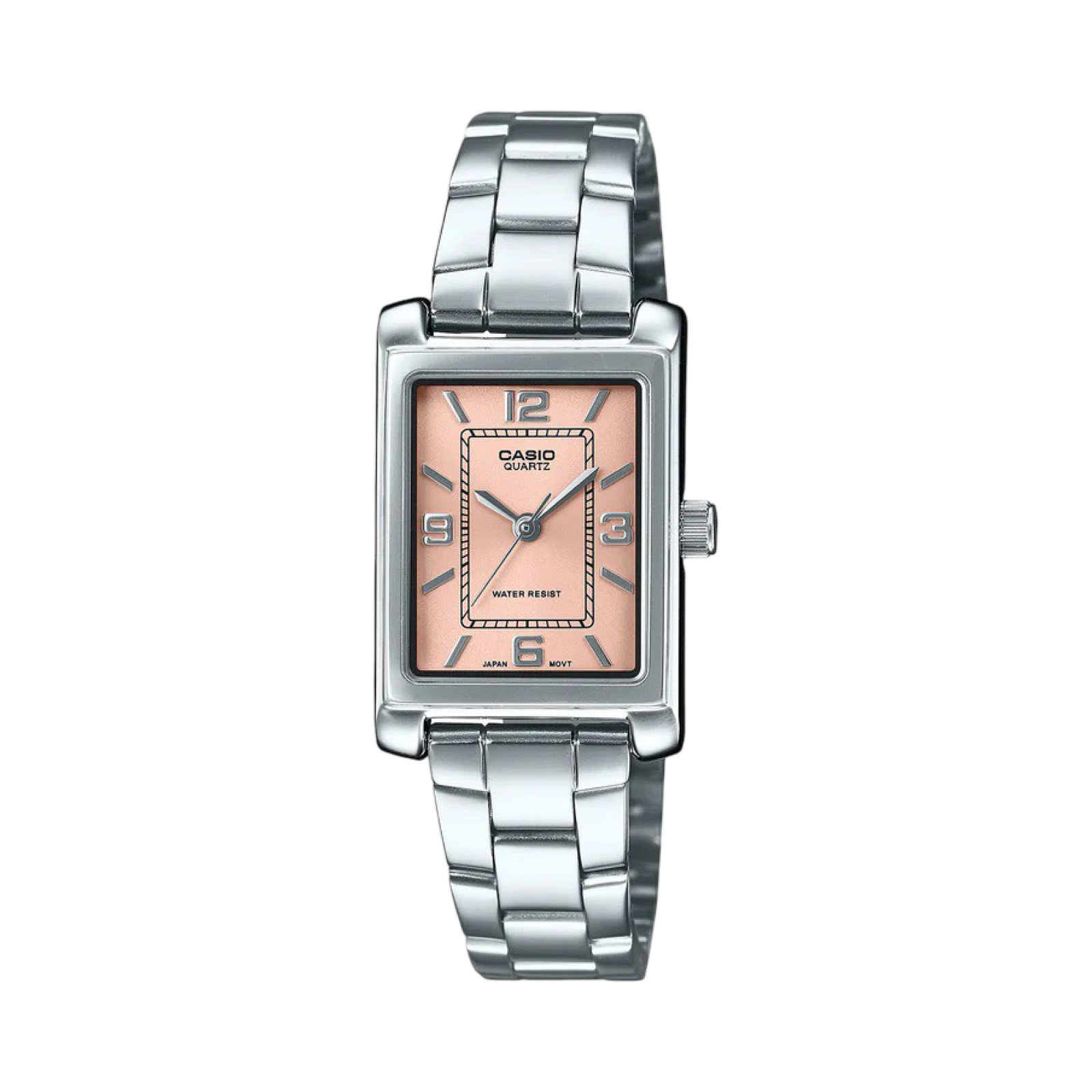 Casio LTP1234DD 4ADF Women's Silver Pink Analog Watch - Stylish & Elegant Timepiece for Everyday Wear, Office, and Casual Outings