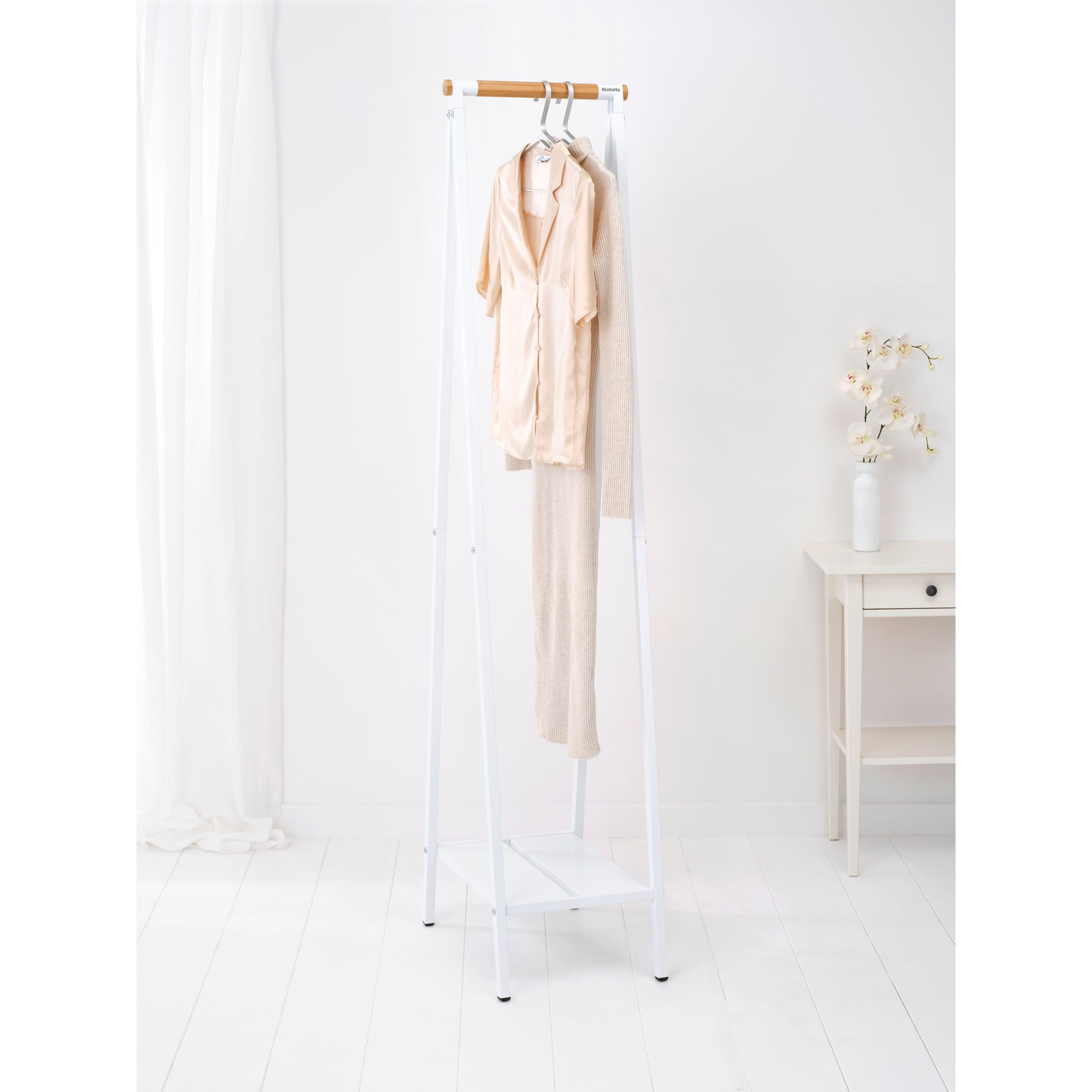 Compact Linn Clothes Rack - Space-Saving Garment Organizer for Bedroom, Closet & Laundry Room | Foldable & Sturdy Clothing Storage Solution