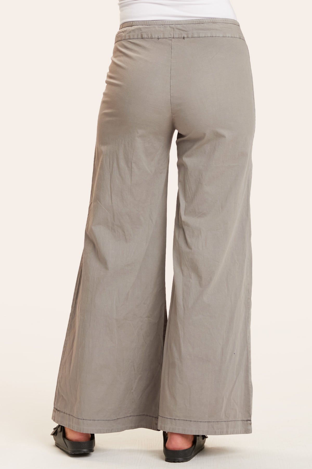 High-Waisted Terraced Wide Leg Pants for Women - Comfortable Linen Palazzo Trousers for Casual & Office Wear - Perfect for Summer, Travel & Everyday Outfits