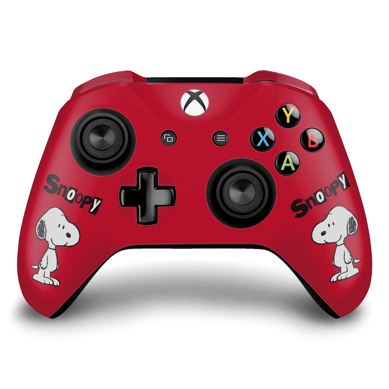 Official Peanuts Snoopy Character Vinyl Skin Gaming Sticker for Xbox One S/X Controller - Durable Protective Cover with Custom Graphics | Perfect for Gaming Enthusiasts & Collectors