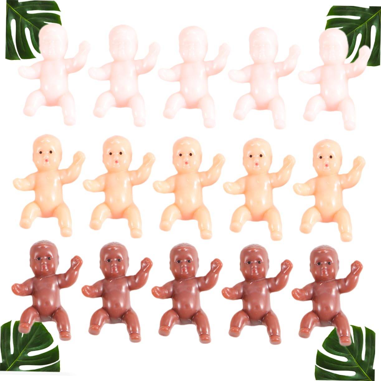DRESSOOS 120pcs Bath Toys Set - Mini Human Figure Shower Play Kit with Ice Cube Shapes for Kids | Fun Bathtime & Pool Party Activities