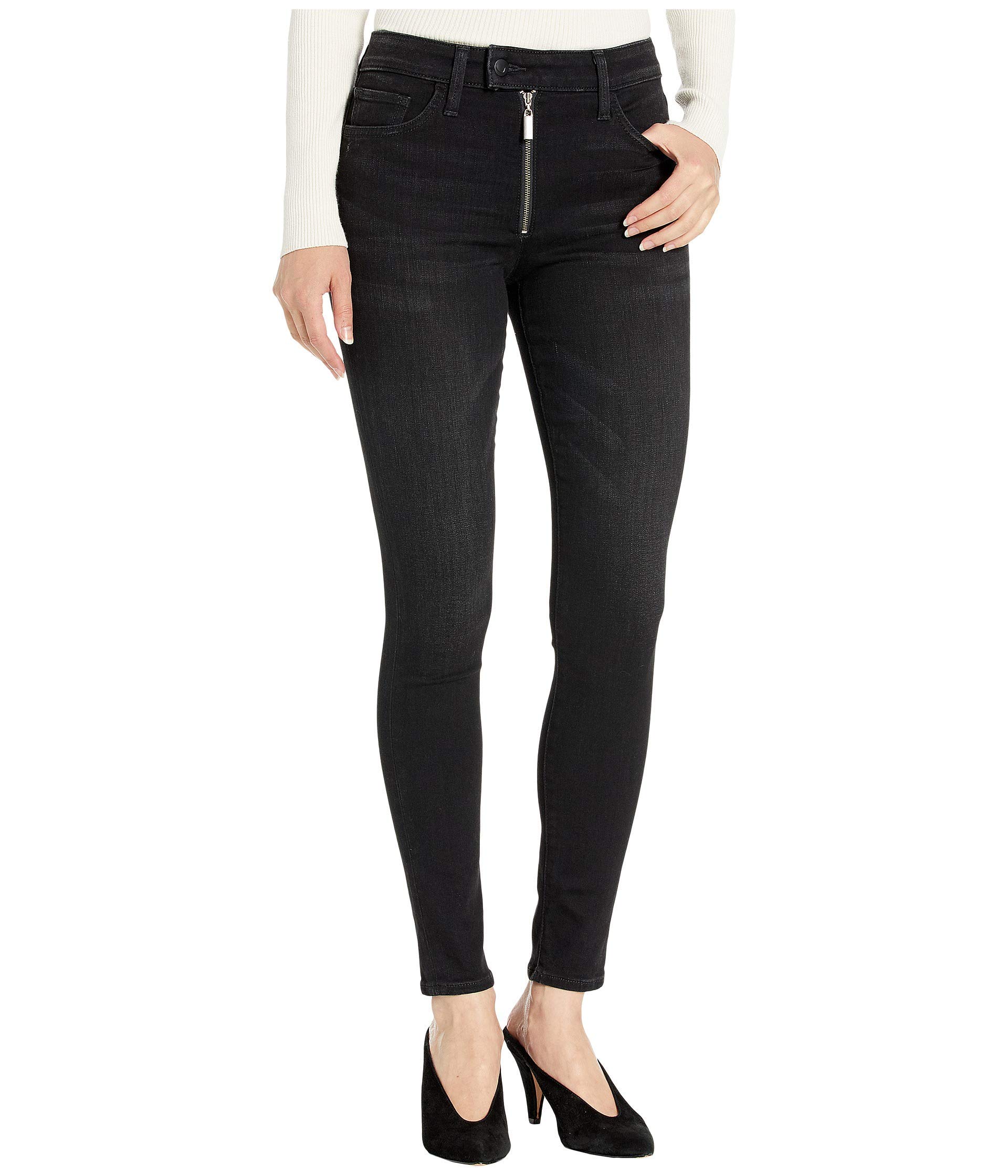 Joe's Jeans The Charlie Ankle Zipper Jeans for Women - High Waist Skinny Fit Stretch Denim Pants (Size 28/29) | Perfect for Casual Wear, Night Out & Office Style