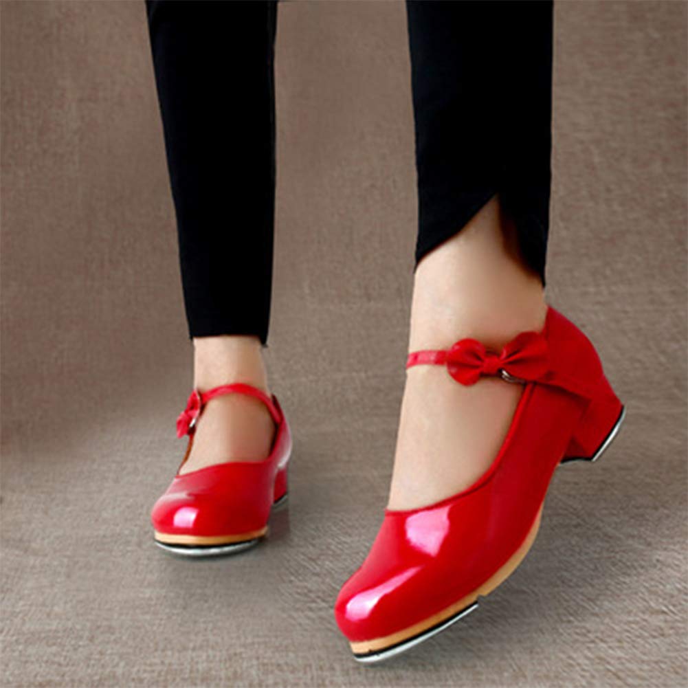 HROYL Kids Tap Shoes for Boys & Girls - TL208/258 for Dance Practice