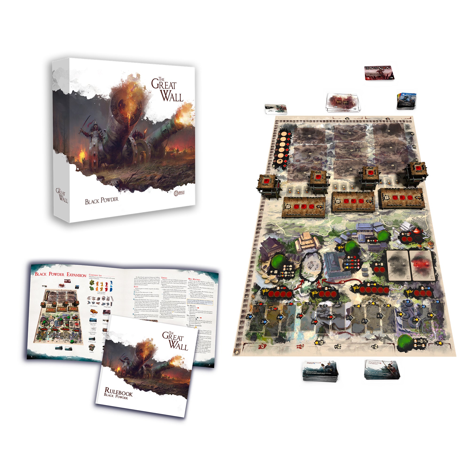 The Great Wall Board Game: Black Powder Expansion - Strategic War Game for Adults & Teens - Perfect for Game Nights & Family Gatherings