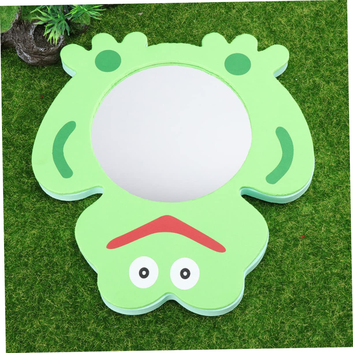 VICASKY 10-Piece Frog Bath Mirror Set - Cute Bathtub Toys for Kids, Non-Toxic EVA Foam Bath Time Fun Mirrors - Perfect for Toddler Bath Time, Sensory Play & Baby Shower Gifts