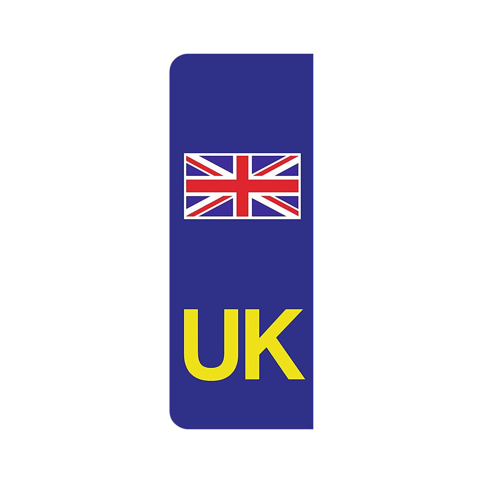 Premium Laminated Vinyl Oval Car Stickers - Waterproof Decals for Vehicles, Windows & Walls - UK & Europe Compatible (Yellow) - Perfect for Personalizing Cars, Laptops & Home Decor