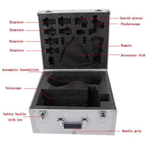 Premium Aluminum Alloy Carrying Case for Celestron NexStar 127SLT Telescope - Durable Travel Storage Box with Eyepiece Compartment - Perfect for Astronomy Trips & Outdoor Stargazing Adventures