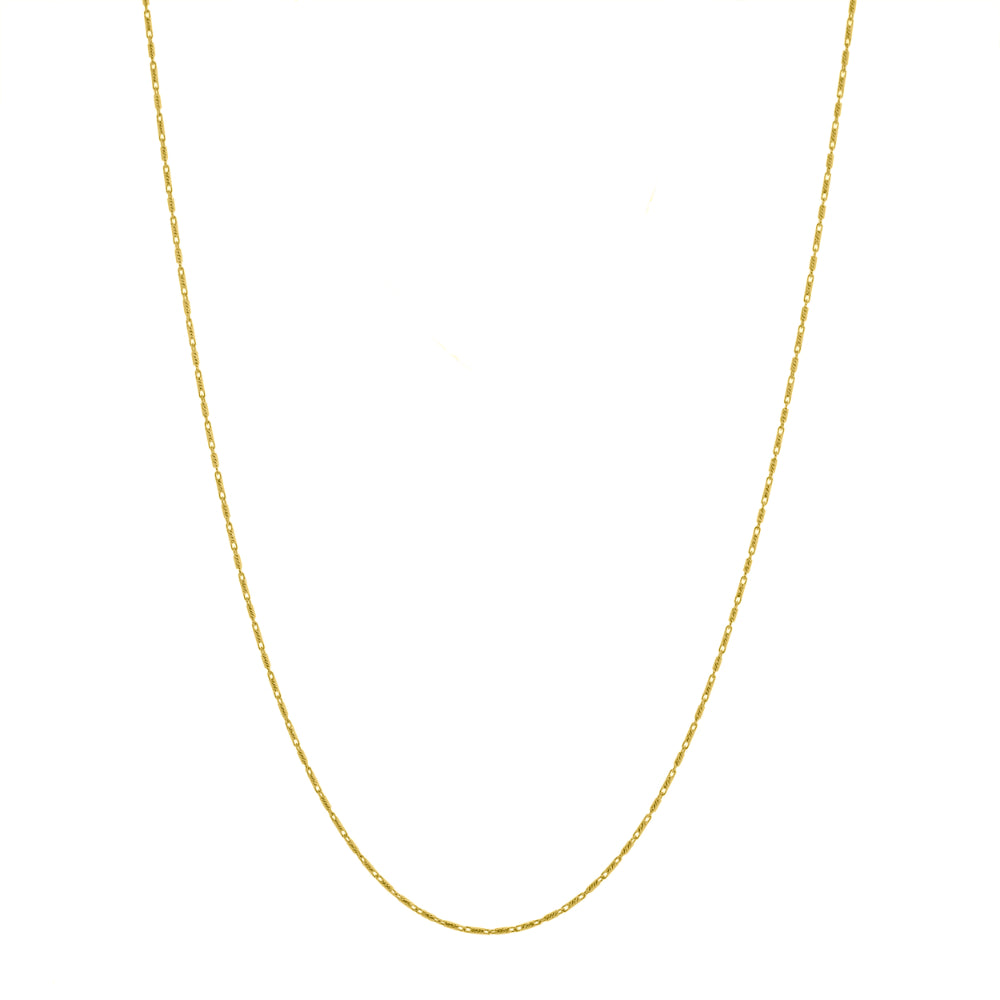 14K Yellow Gold 1.05mm Lumacina Chain Necklace - Dainty & Delicate Jewelry for Women, Perfect for Layering, Everyday Wear & Special Occasions