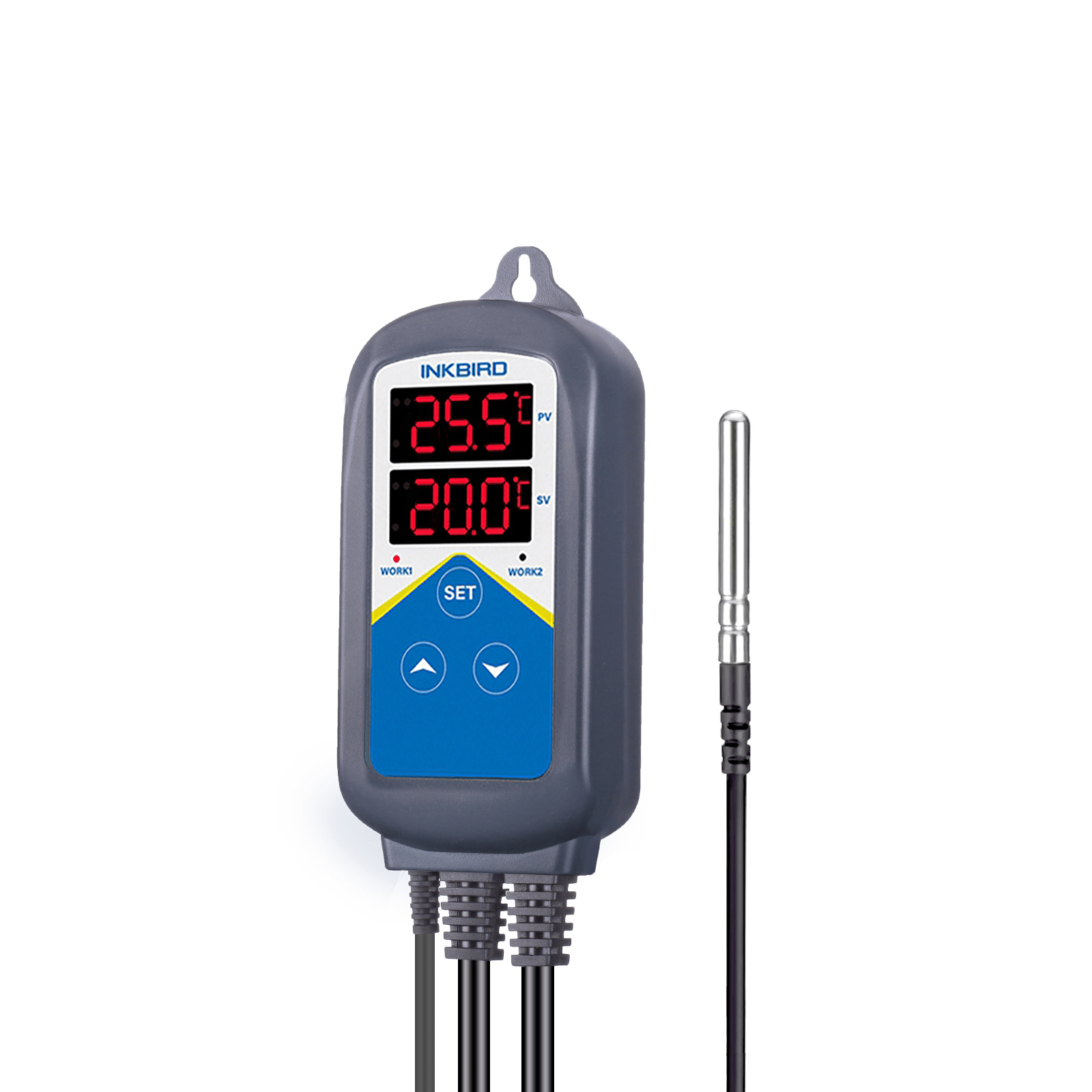 ITC 306T Digital Temperature Controller - Precise Thermostat for Home Brewing, Aquariums & Reptile Tanks | Dual Display & PID Control