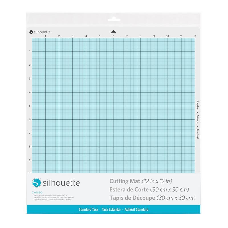 Silhouette Cameo Standard Cutting Mat 12x12 Inches - Self-Healing Craft Mat for Vinyl, Paper, Fabric - Perfect for DIY Projects, Scrapbooking & Home Decor