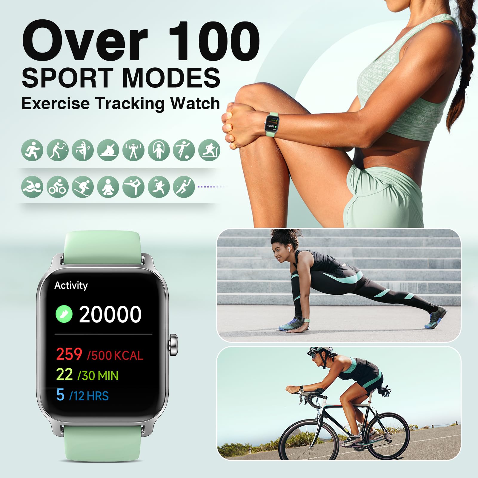 Smart Watches for Women - 1.8